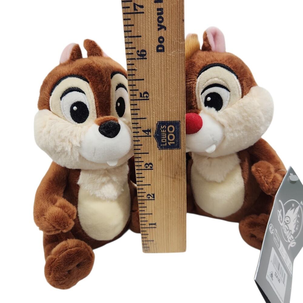 NWT DISNEY PARKS 2025 CHIP 'n DALE PLUSH SET MINI BEAN BAG SOUVENIR TOY GIFT - Picture 6 of 6